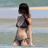 Exclusif- Jessica Biel en vacances à Hawaï le 27 septembre 2014, dévoile un petit ventre rond...
