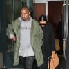 Kanye West et Kim Kardashian quittent leur appartement dans le quartier de SoHo. New York, le 6 novembre 2014.
