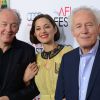 Marion Cotillard, Luc Dardenne et Jean-Pierre Dardenne lors de la présentation du film Deux jours, une nuit, dans le cadre de l'AFI FEST à Hollywood le 7 novembre 2014