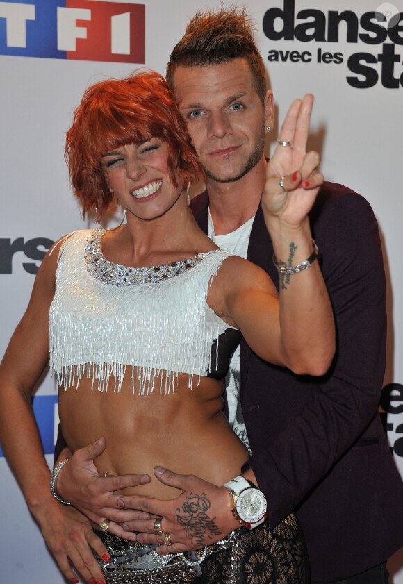 Fauve Hautot, Keen V - Casting de la saison 4 de "Danse avec les stars" à Paris, le 10 septembre 2013.