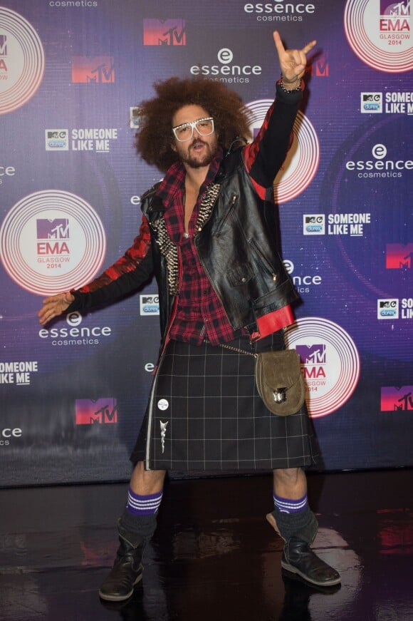 Redfoo assiste aux MTV Europe Music Awards 2014 au SSE Hydro. Glasgow, le 9 novembre 2014.