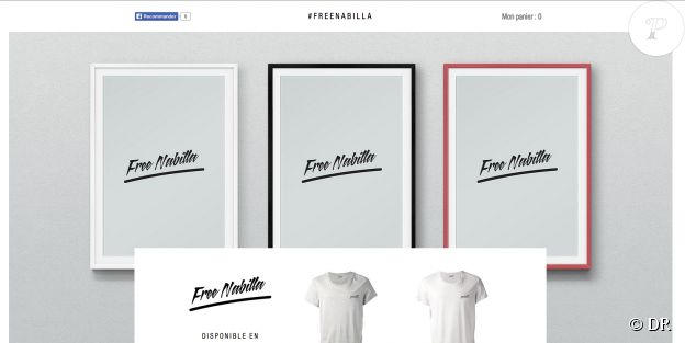 Le site FreeNabilla organise la mobilisation pour demander la libération de Nabilla.