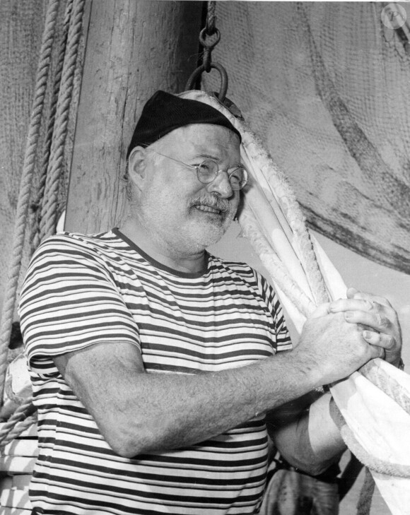 Ernest Hemingway à Fincavigia, Cuba. (photo non datée)