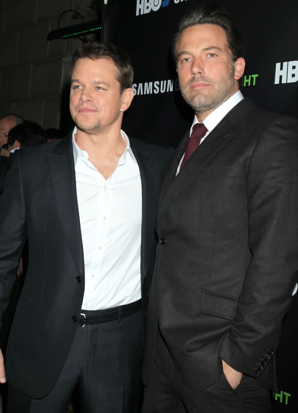 Les grands copains Matt Damon et Ben Affleck à la soirée "Project Greenlight" saison 4 à Los Angeles, le 7 novembre 2014