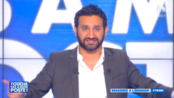 Cyril Hanouna présente Touche pas à mon poste, le mardi 16 septembre 2014.