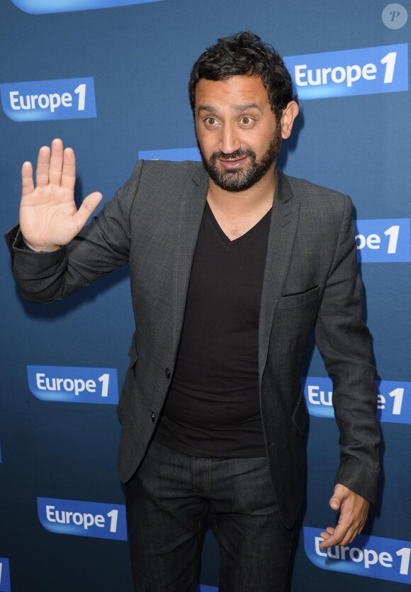 Cyril Hanouna assiste à la conférence de presse de rentrée d'Europe 1, le 4 septembre 2014