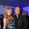 Paris Hilton et Cauet - Soirée des NRJ DJ Awards au Grimaldi Forum à Monaco, le 12 novembre 2014.