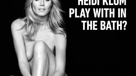 Heidi Klum : Entièrement nue, sa réponse à Kim Kardashian !