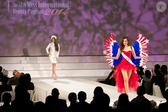 Samantha Brooks (États-Unis) lors du concours Miss International 2014 à Tokyo. Le 11 novembre 2014.