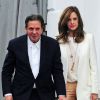 Charles Saatchi et Trinny Woodall à Londres le 15 mai 2014. 