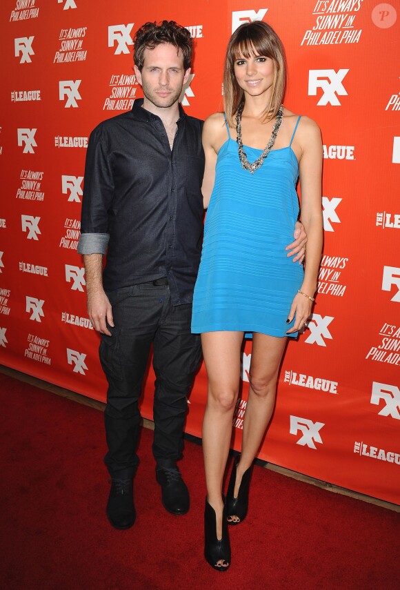 Glenn Howerton et son épouse Jill Latiano à Los Angeles, le 3 septembre 2013.