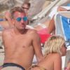 Le footballeur Maxi Lopez en vacances avec sa femme Wanda Nara à Formentera en Espagne le 21 juillet 2013.