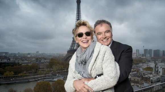 Sharon Stone : Éblouissante Parisienne dans les bras d'Alain Afflelou