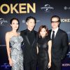 Angelina Jolie, Melody Ishihara, Miyavi Ishihara et Brad Pitt - Première du film "Unbroken" à Sydney en Australie le 17 novembre 2014.
