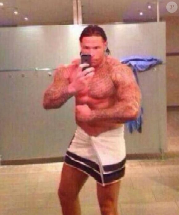 Le footballeur allemand Tim Wiese en 2014. Il a pris plus de vingt kilos de muscles. 