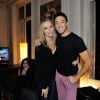 Maxime Dereymez retrouve Tonya Kinzinger - Le Queen célèbre les 25 ans de sa soirée incontournable "Disco Queen" en invitant l'équipe du cabaret de Thierry Mugler à Paris le 17 novembre 2014