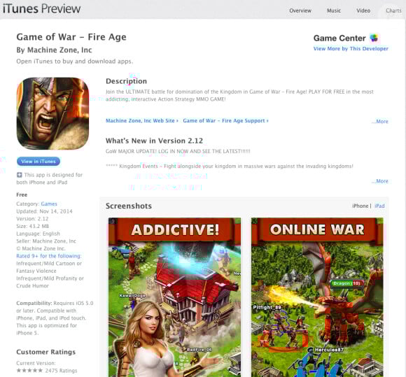 Kate Upton a prêté son image (sulfureuse) au jeu Game of War - Fire Age 