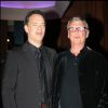 Tom Hanks et Mike Nichols à Paris le 11 janvier 2008. 