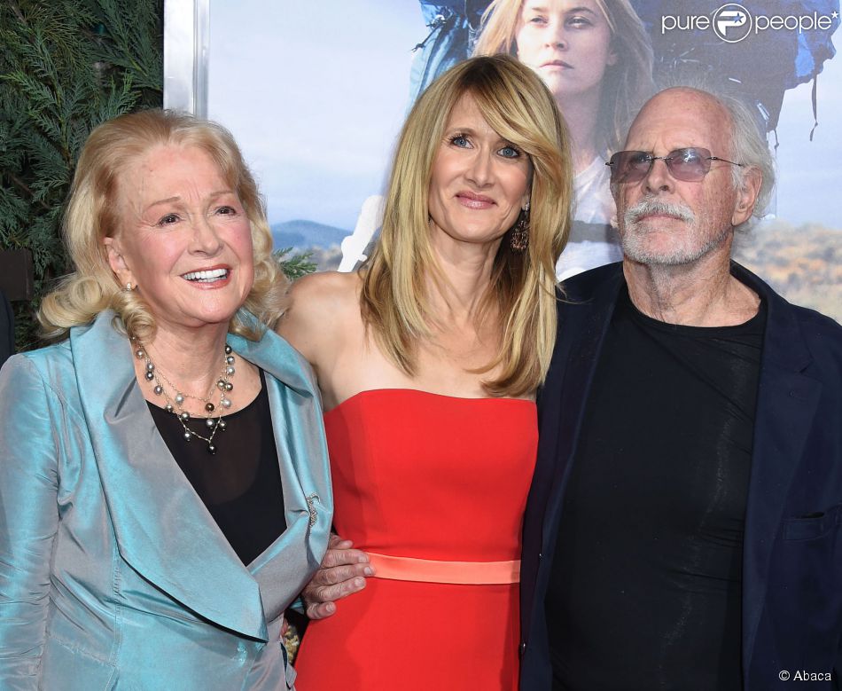 Diane Ladd, Laura Dern et Bruce Dern à l&#039;avant-première du film &quot;Wild&quot; à Beverly Hills, le 19 novembre 2014.