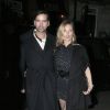 Alister Mackie et Kate Moss arrivent au Mark's Club pour assister à la soirée privée du magazine AnOther Man. Londres, le 20 novembre 2014.