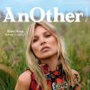 Kate Moss en couverture du nouveau numéro du magazine AnOther. Photo par Alasdair McLellan.