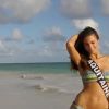 Miss Aquitaine durant le shooting maillot de bain - Les 33 prétendantes au titre de Miss France 2015 : Leur folle semaine à Punta Cana, en République Dominicaine