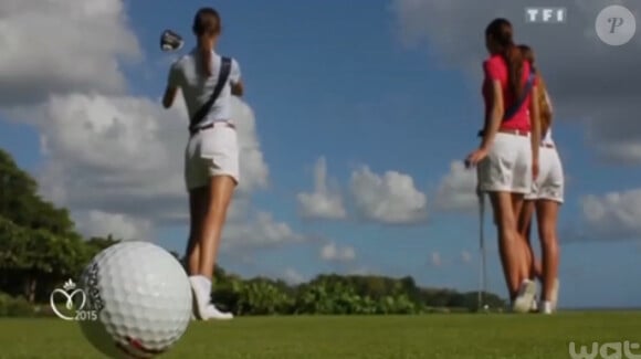 Journée au golf - Les 33 prétendantes au titre de Miss France 2015 : Leur folle semaine à Punta Cana, en République Dominicaine