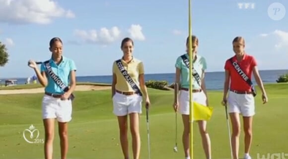 Journée au golf - Les 33 prétendantes au titre de Miss France 2015 : Leur folle semaine à Punta Cana, en République Dominicaine