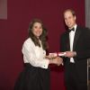 Le prince William remettait le 21 novembre 2014 à Melinda Gates le prix Chatham House lors d'une cérémonie au Royal United Services Institute, à Londres.