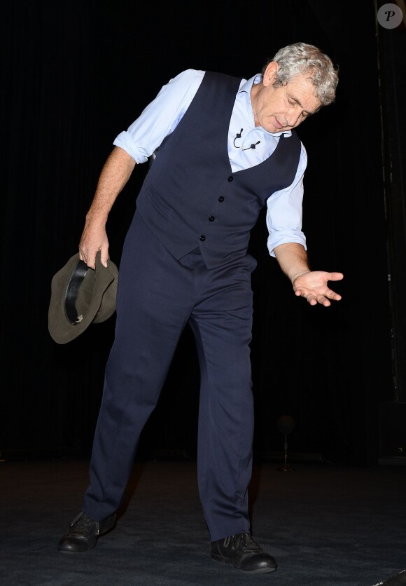Exclusif - Michel Boujenah - Générale du nouveau spectacle "Ma vie rêvée" de Michel Boujenah au Théâtre Edouard VII à Paris, le 24 novembre 2014.