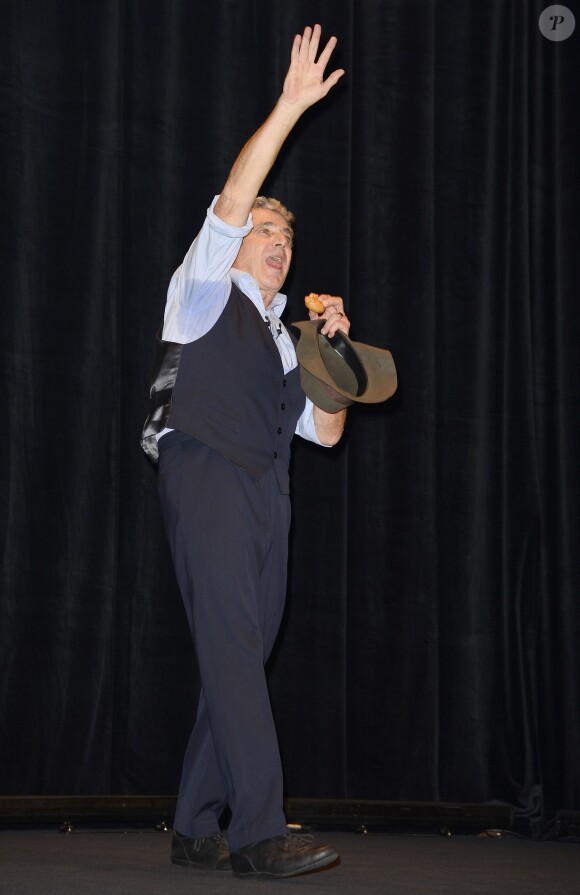 Exclusif - Michel Boujenah - Générale du nouveau spectacle "Ma vie rêvée" de Michel Boujenah au Théâtre Edouard VII à Paris, le 24 novembre 2014.