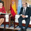 La reine Letizia d'Espagne participait le 20 novembre 2014 à la seconde conférence internationale sur la nutrition de l'organisation des Nations unies pour l'Alimentation et l'Agriculture (FAO) à Rome.