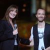 Exclusif - Carla Bruni et Calogero - Enregistrement de l'émission "Alors on chante" au palais des sports à Paris, qui sera diffusée le 28 novembre 2014 en prime sur TF1, à l'occasion des 20 ans du Sidaction et de la sortie de l'album "Kiss & Love". Le 17 novembre 2014.