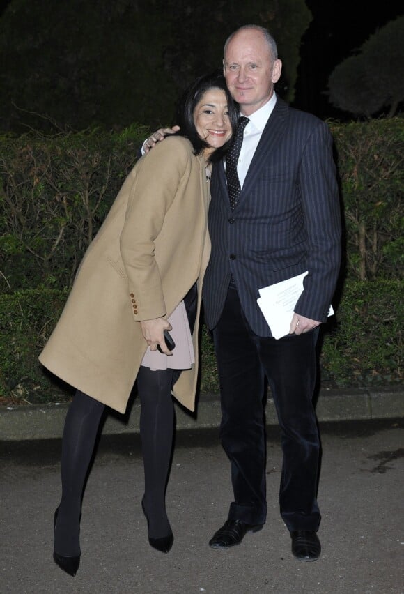 Jeannette Bougrab et Christophe Girard à Paris le 20 mars 2013.