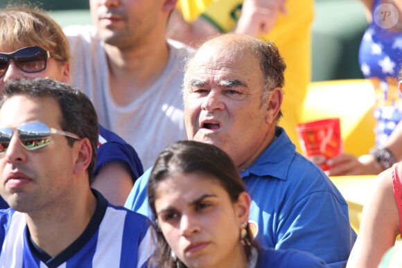 Jean Benguigui - Laurent Ruquier assiste au match de la France contre l'Allemagne à Rio de Janeiro au Brésil le 4 juillet 2014. 
