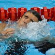  Michael Phelps &agrave; l'Aquatics Center de Londres le 30 juillet 2012 &agrave; l'occasion des Jeux Olympiques de Londres 