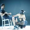 Drake et Nicki Minaj dans le clip d'Anaconda. Août 2014.
