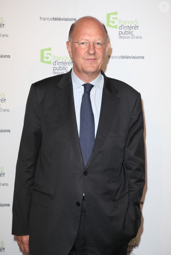 Rémy Pflimlin (président-directeur général de France Télévisions) - Soirée du 20e anniversaire de France 5 à la Cité de la mode et du design à Paris, le 27 novembre 2014.