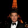Vincent Niclo - Soirée de lancement de l'album "Forever Gentlemen Vol.2" à bord d'une péniche au pied de la Tour Eiffel à Paris, le 1er octobre 2014.