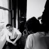 Olivier Martinez et Romain Gavras dans les coulisses du tournage du nouveau film de campagne de L'Homme Yves Saint Laurent.