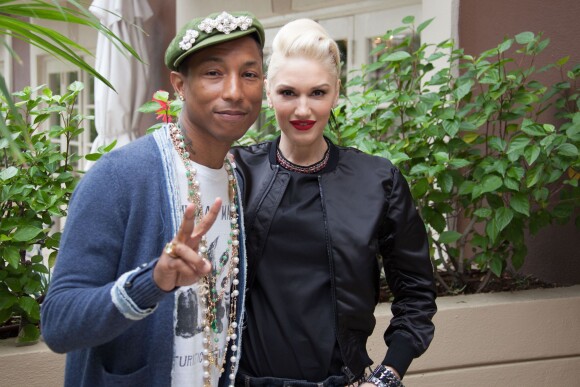 Pharrell Williams et Gwen Stefani à Los Angeles le 1er décembre 2014 pour le junket de Paddington