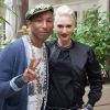 Pharrell Williams et Gwen Stefani en conférence de presse pour le film "Paddington", à Los Angeles le 1er décembre 2014.