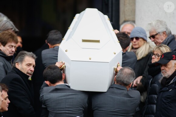 Obsèques de Erick Bamy au cimetière du Père Lachaise à Paris, le 3 décembre 2014