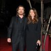 Christian Bale et sa femme Sibi (Sandra) Blazic lors de la première du film "Exodus: Gods and Kings 3D" à Londres, le 3 décembre 2014.