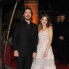 Christian Bale, Maria Valverde lors de la première du film "Exodus: Gods and Kings 3D" à Londres, le 3 décembre 2014.