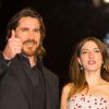 Christian Bale et Maria Valverde lors de la première du film "Exodus: Gods and Kings 3D" à Londres, le 3 décembre 2014.