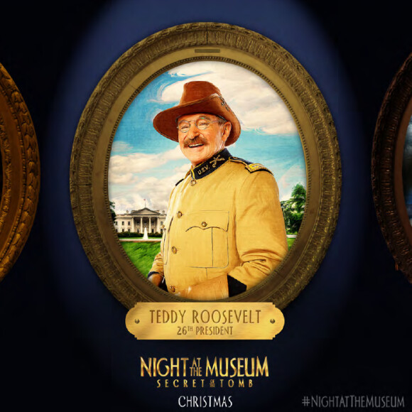 Affiche du film La Nuit au musée - Le Secret des Pharaons avec Robin Williams, en salles le 4 février 2015