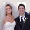 Exclusif - Mariage d'Angie Everhart et Carl Ferro à Santa Monica, le 6 décembre 2014.