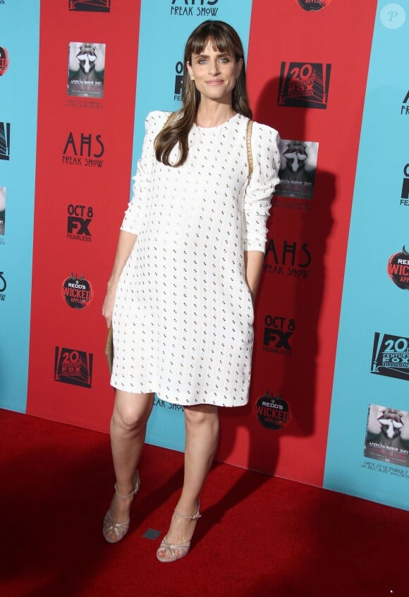 Amanda Peet à l'avant-première de la saison 4 d'American Horror Story, intitulée "Freak Show", au Chinese Theatre à Los Angeles, le 5 octobre 2014.