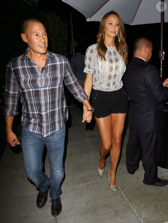 Stacy Keibler et son mari Jared Pobre sont allés dîner au restaurant Mr Chow à Beverly Hills. Le 23 septembre 2014